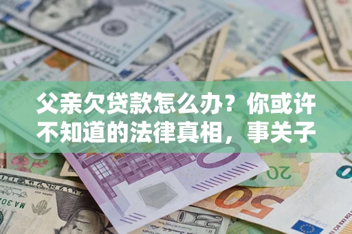 北京父亲欠贷款怎么办？你或许不知道的法律真相，事关子女未来
