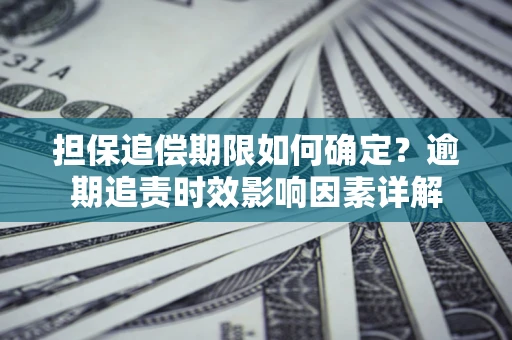 北京担保追偿期限如何确定？逾期追责时效影响因素详解