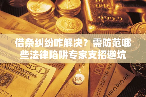 北京借条纠纷咋解决？需防范哪些法律陷阱专家支招避坑