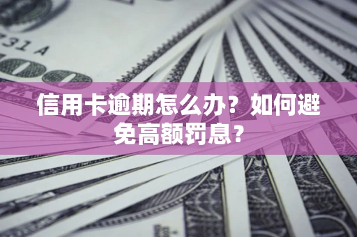 北京信用卡逾期怎么办？如何避免高额罚息？